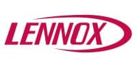 Lennox brand logo in red stylized text.